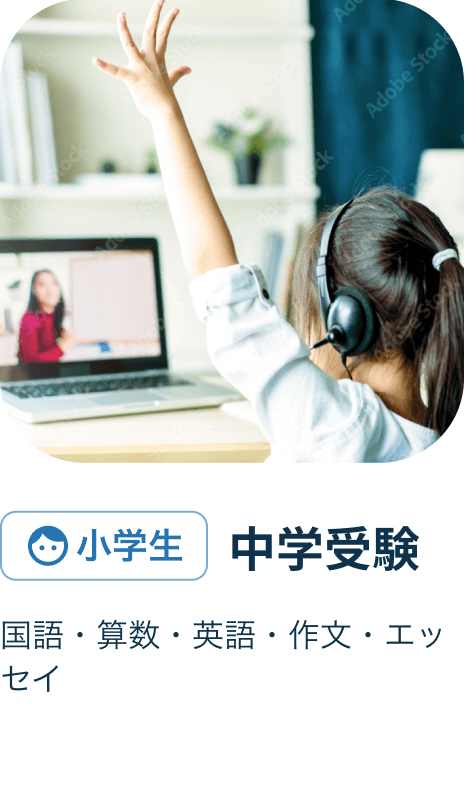 小学生/中学受験[国語・算数・英語・作文・エッセイ]